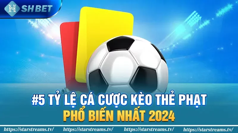 #5 tỷ lệ cá cược kèo thẻ phạt phổ biến nhất 2024